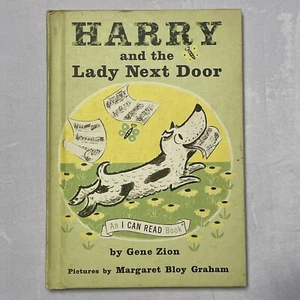 Vintage 1960 1st Edition Harry and the Lady Next Door - Hardcover By Gene Zion - Imagen 1 de 22