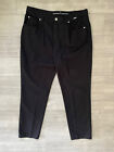 ESCADA SPORT Black Jean Style Trousers - size 44 casual