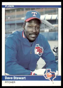 1984 Fleer #430 Dave Stewart - Picture 1 of 2