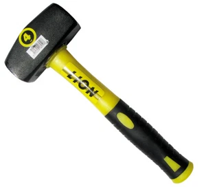 Lion Stoning Mash Hammer Fibreglass Handle Rubber Hand Grips [Size: 4.0lb] - Imagen 1 de 1