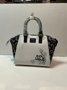Disney Loungefly Alice In Wonderland Satchel Bag Crossbody Bag Cheshire Cat - Picture 1 of 11