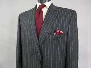 Tuta Jack Victor "Vero" grigio fumo audace gesso striscia centrale sfiato piatto davanti 46 L - Foto 1 di 14