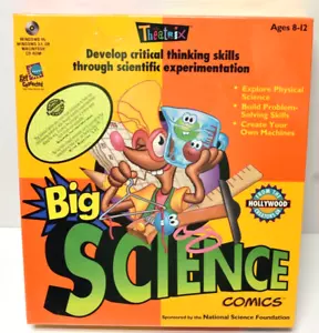 Theatrix Big Science Comics Big Box PC Game Windows & MAC CD-ROM Homeschool New - Picture 1 of 8