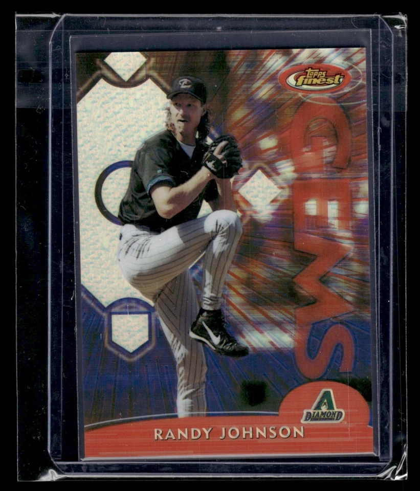 2000 Finest Refractor #144 Randy Johnson Diamondbacks HOF - Image 1 of 2