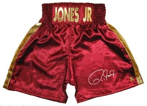 Roy Jones Jr.  Autographed Boxing Trunks ASI Proof - Picture 1 of 2