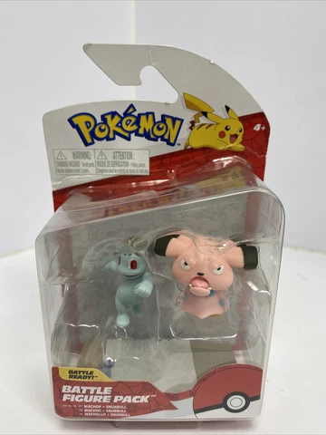 Pokemon Battle Action Figure Set SNUBBULL & MACHOP Cover