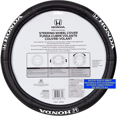 Best Honda Sport Grip PU Leather Car SUV Steering Wheel Cover Accessories Gift - Imagem 1 de 4