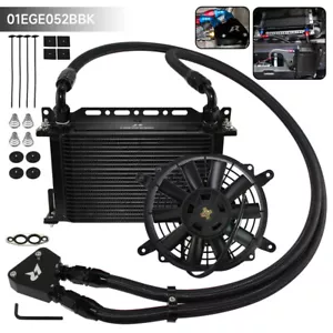 22 Row Oil Cooler Kit For Corvette C5 C6 C7 LS1 LS2 LS3 LS6 LS7+7"Electric Fan - Picture 1 of 10