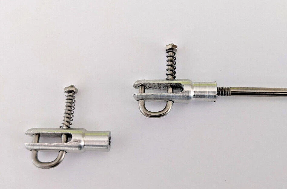 Gabelkopf M 3 oder M 4 Gewinde Alu Schnellverschluss MB 4031-3 - Bild 1 von 4