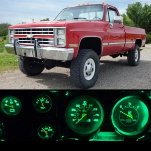 Gauge Cluster LED Dashboard Bulbs 2000K Green For Chevy 73-87 K10 K20 K30 Truck - Picture 1 of 3