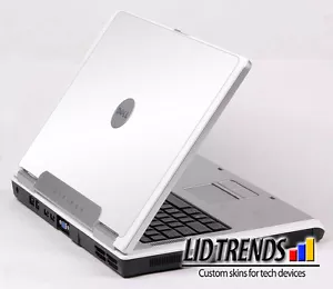 WHITE Vinyl Lid Skin Cover Decal fits Dell Inspiron 6000 Laptop - Picture 1 of 1