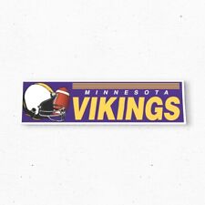 Minnesota Vikings Bumper Sticker - NFL - Vintage Style - Vinyl Decal 80s 90s