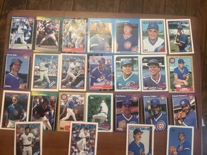 Chicago Cubs baseball cards Lots  25 cards late 80s - Picture 1 of 1