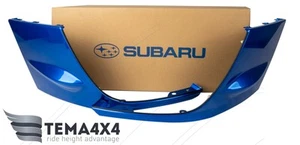 Genuine OEM Blue Front Bumper Air Dam Skirt Pair for Subaru WRX STI - Picture 1 of 3