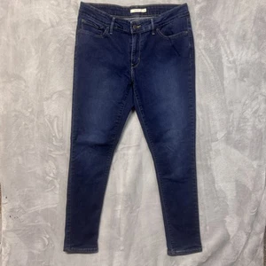 Levi’s 711 Damen Gr. 32 Skinny Jeans Blau Stretch Mid Rise Denim Y2K Freizeit - Bild 1 von 14