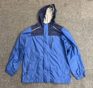 LL Bean Youth Size Medium 10/12 Tek Hooded Windbreaker Rain Jacket - Picture 1 of 11