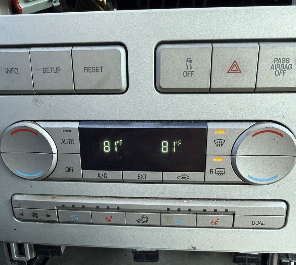 2007-2010 Lincoln MKX Digital A/C Heater Temp Climate Control Switch OEM - Image 1 of 4