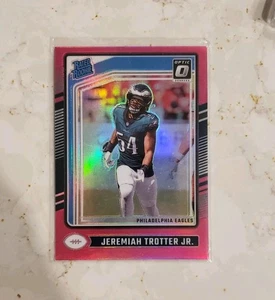 2024 Donruss Optic Jeremiah Trotter Jr. Philadelphia Eagles Pink Prizm RC #250 - Picture 1 of 2