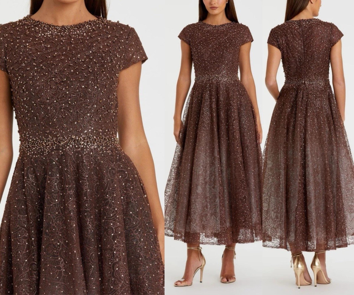（US発）Mac Duggal クラシック ラインストーン ミディドレス Mac Duggal Polyester Ball Gown Dresses for Women for sale | eBay