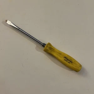 Snap-On Tools SDD6 Yellow Hard Handle Screwdriver-Vintage - Bild 1 von 7