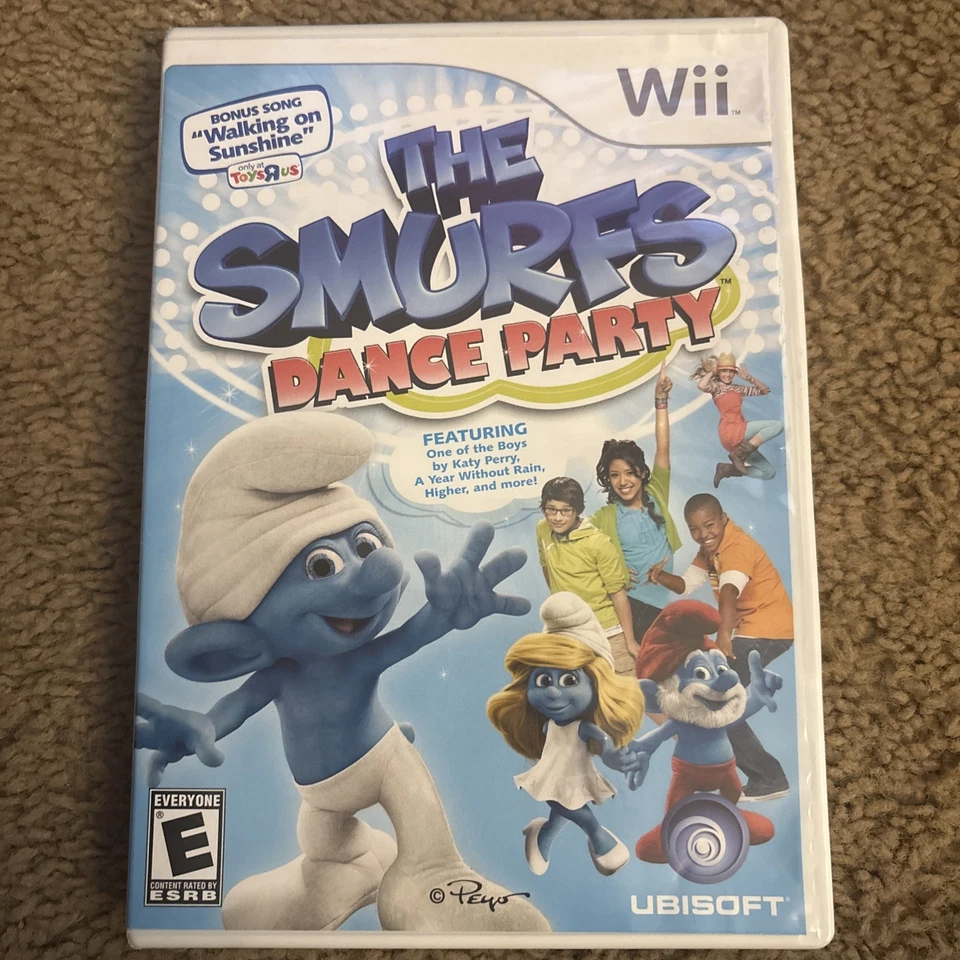 The Smurfs Dance Party (Nintendo Wii, 2011) with bonus song; Used, Complete - Image 1 of 1