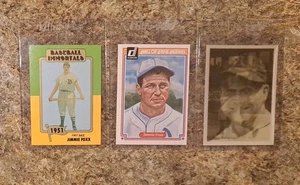 (3) Jimmie Foxx 1983 TCMA Immortals Card Donruss Heroes 1986 Sportflics HOF Sox - Picture 1 of 7