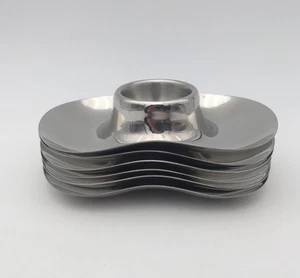 6 Eierbecher WMF - Wagenfeld - Cromargan - Bild 1 von 3