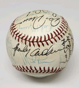 1978 Cincinnati Reds Team Signed Auto Official Rawlings National League Baseball - Picture 1 of 10