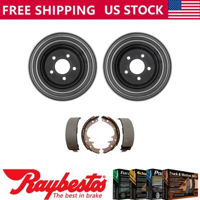 Kit trasero tambores de freno y zapatas de freno para Ford Explorer 1991-1994 - Raybestos Foto 1 de 4