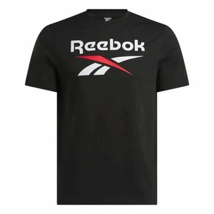 Camiseta de Manga Corta Hombre Reebok Identity Big Negro - Imagen 1 de 6