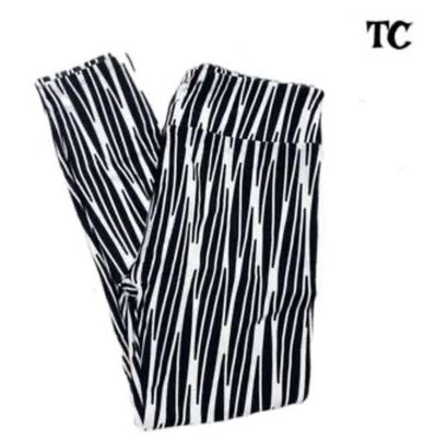Leggings TC LuLaRoe - Estampado blanco y negro Foto 1 de 2
