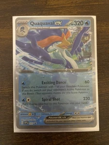 Pokémon TCG Quaquaval ex SVP Black Star Promo SVP035 Promo - Foto 1 di 3