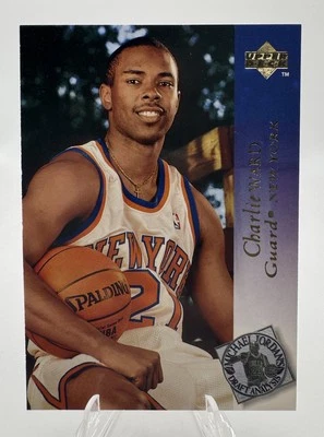 Análisis del draft de Michael Jordan Upper Deck 1994-95 Charlie Ward #197 NY Knicks Foto 1 de 2