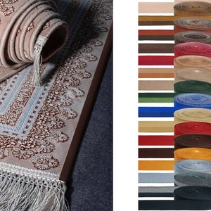 Taśma okładzinowa Taśma okładzinowa do dywanów Taśma wykończeniowa Klej Taśma obszywa do prasowania Taśma okładzinowa - Zdjęcie 1 z 52