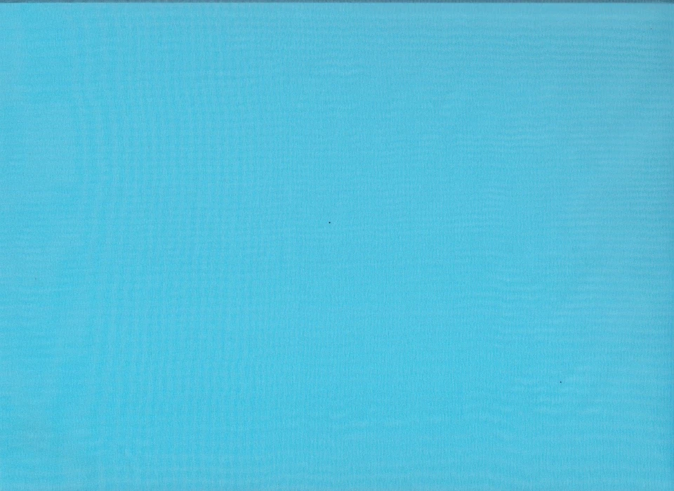 Aqua Blue Organza Fabric 115cm wide (per metre) - image 1 of 1