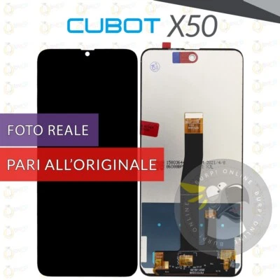 DISPLAY CUBOT X50 SCHERMO LCD TOUCH SCREEN VETRO PARI A ORIGINALE MONITOR - Immagine 1 di 2