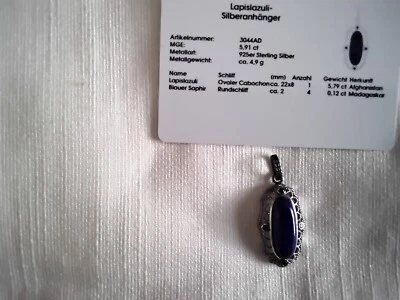 Anhänger  Lapislazuli. Silber. Juwelo. Gebraucht - Bild 1 von 4