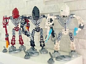 Bionicle Toa Hordika:  8736 , 8738 , 8741  with Coded Spinner .  Complete  .