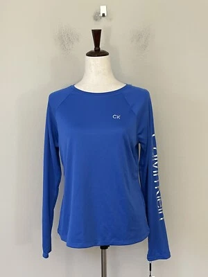 Top manga larga CALVIN KLEIN PERFORMANCE para mujer talla S manga raglán logotipo UPF+40 Foto 1 de 4