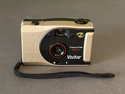 VIVITAR PN2011 35mm Film Camera Panoramic Focus Free Point and Shoot Tested Read - Image 1 of 4
