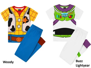 Disney Toy Story Boys Woody Buzz Pyjamas New Kids Pjs New 2-3, 3-4, 4-5, 7-8 - Picture 1 of 6