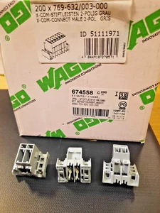 25 PCS 769-632/003-000 THT male header, 1.0 x 1.0 mm solder pin Wago - Picture 1 of 3