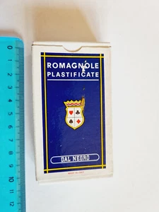 SCATOLA VUOTA CARTE DA GIOCO ROMAGNOLE 95 PLASTIFICATE DAL NEGRO - Imagen 1 de 4