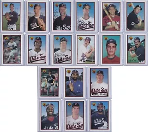 Chicago White Sox 1989 Bowman Baseball Team Set 18 Cards - Picture 1 of 7
