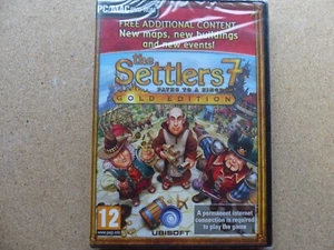JEU PC The Settlers 7 paths to a kingdom Gold edition PC CD ROM Neuf ! Scellé - Foto 1 di 2