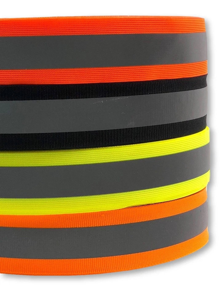 Reflexband Reflektorband Reflexstreifen Reflexborten 30 mm 4 Farben