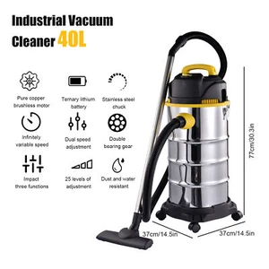 10.6 Gallon 20HP Wet Dry Car Vacuum Cleaner Upholstery Shampoo 3-IN-1 - Picture 1 of 8