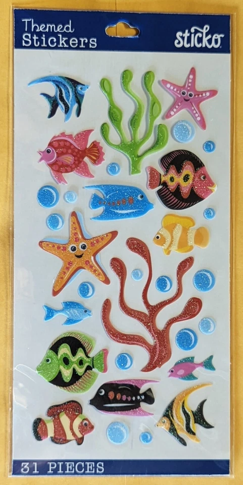 Themed Stickers/ Marine Life/ 31 pieces - Image 1 of 1