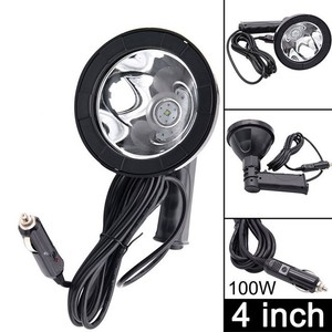 4" LED Light Spotlight Searchlight Portable Handheld Hunting Lamp Lighting 100W