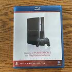 Ps3 Welcome To Playstation3 And Playstaion Network Blu Ray Disc